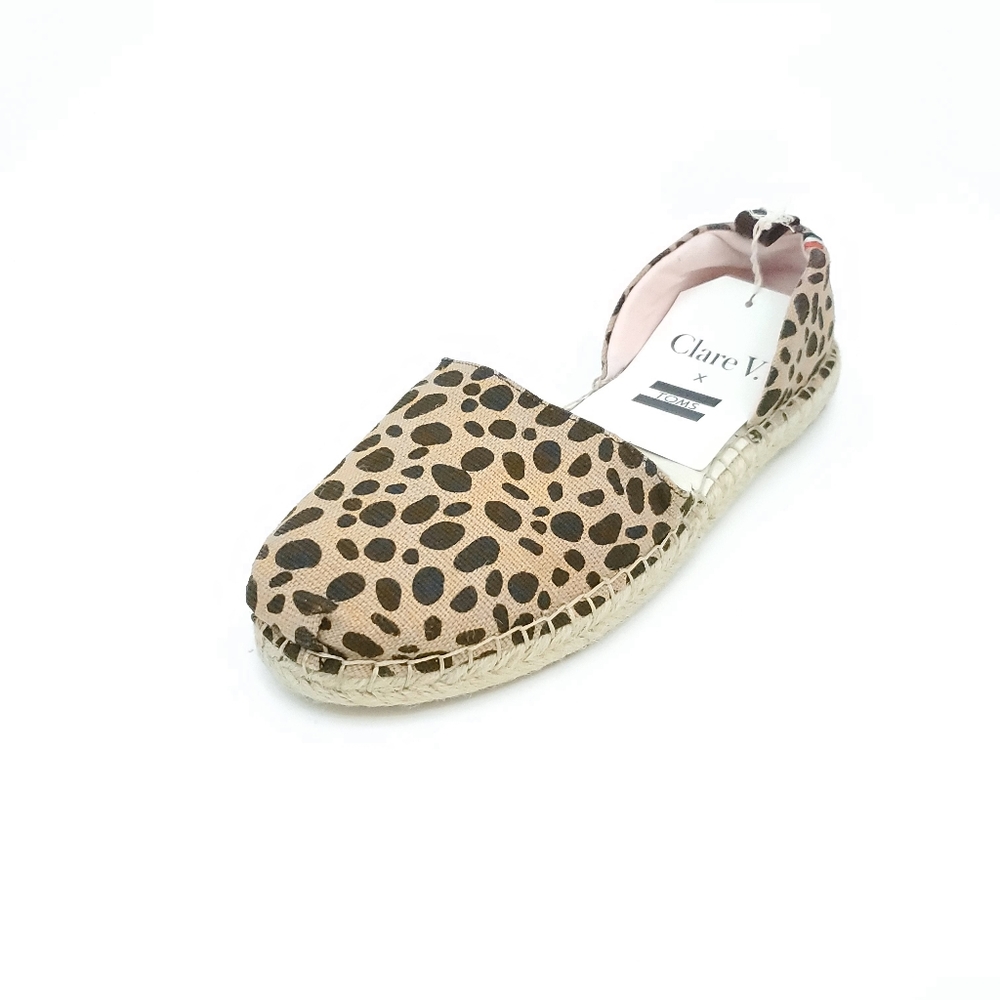 Toms Womens katalina leopard Canvas Slip on - Picture 3 of 8